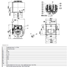 Ebmpapst D3G310-GG05-01 Çift Emişli Ec Radyal Fan Ø 310 mm 400 V Ac 4990 M³/h  3140 Min 3180 W