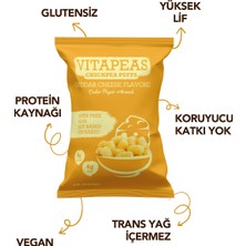 Vitapeas Snacks Vitapeas Vegran Çedar Peynirli Nohut Cipsi 55 gr x 12