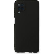 Bilişim Akademi Samsung Galaxy M33 Kılıf Slikon Kılıf Düz Renk Kılıf Koruyucu Kılıf - Siyah