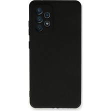 Bilişim Akademi Samsung Galaxy A73 5g Kılıf Slikon Kılıf Düz Renk Kılıf Koruyucu Kılıf - Siyah