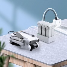 Steldalar Djı Mini 3 Pro Için 3 Yönlü Şarj Merkezi Djı Mini 3 Pro Pil Şarj Cihazı Için Butler Drone Aksesuarları (Yurt Dışından)
