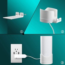 Steldalar Tp-Link Deco M4/e4/p9/s4 Için Ofis Için Kablo Yönetimi ile Yönlendirici Duvara Montaj Braketi Mesh Wifi Sistemi Depolama Braketi (Yurt Dışından)