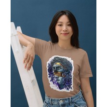 EdixD Gotik Sanat Tişört - Cyberpunk ve Klasik Heykel Tasarım -  Oversize Tshirt - Alternatif Moda - Sokak Stili - Distopik ve Karanlık Estetik