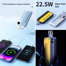 Alpotekno 10000 mAh Hızlı Şarj Özellikli Aynı Anda 4 Cihazı Şarj Edebilen Powerbank