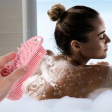 Alpotekno Kendiliğinden Askılı Peeling ve Masaj Etkili Silikon Banyo Vücut Fırçası