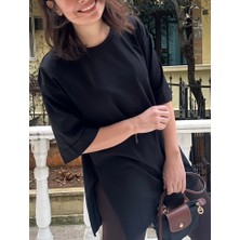 Kadın Siyah Tişört