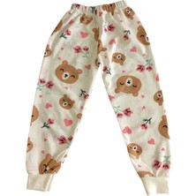 Arya Nisa Kids Kız Çocuk Ayıcıklı Uzun Kollu Mevsimlik Pijama Takım