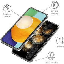 Samsung Galaxy A56 5g Kılıf Desenli Baskılı Darbeye Dayanıklı Tpu Telefon Kapağı-Altın Şakayık (Yurt Dışından)