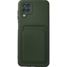 Xiaomi Mi 11 Lite Uyumlu Kılıf Kamera Korumalı Kartlıklı Yumuşak Içi Kadife Slikon Kartvizit Kapak