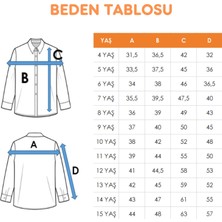 Giyicem Kız Çocuk Çift Yakalı Gömlek 3152