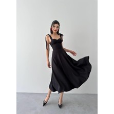 Sindirella Midi Atlas Elbise