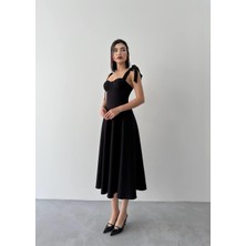 Sindirella Midi Atlas Elbise