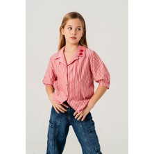 Giyicem Kız Çocuk Beden Pileli Gömlek 3151