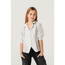 Giyicem Kız Çocuk Beden Pileli Gömlek 3151