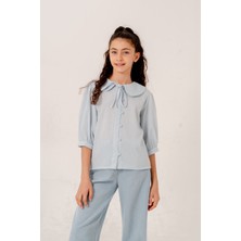 Giyicem Kız Çocuk Bebe Yakalı Gömlek 3162