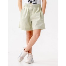 Kız Çocuk Keten Şort 2872