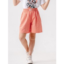 Kız Çocuk Keten Şort 2872