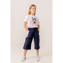 Kız Çocuk Bermuda Keten Şort 2859