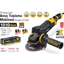 SGS5112 Profesyonel 125MM Avuç Taşlama Makinesi 1010 Watt