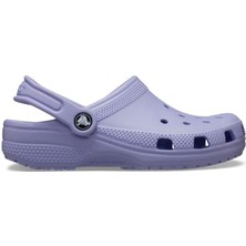 Erkek Çocuklar İçin Crocs Classic Clog K Lila Terlik Suni Deri Malzeme ile Konforlu Slip-on