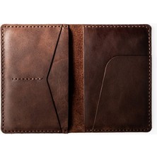 Dery Craft Deri Pasaport Cüzdanı