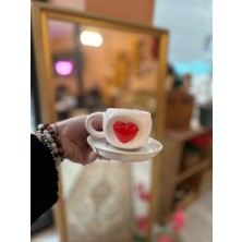 Kalp Detay Sevgililer Günü Mug Kahve Fincanı