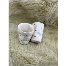 Buruşuk Espresso Seramik Mug Kupa Bardak 2li Set