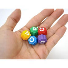 Hobitronik Squid Game Oyun 5 Taş Seti Kalamar Oyun Beştaş Oyuncak Renkli Taş Gonggi - Kutulu