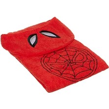Spiderman Lisanslı Karakter BASKILI%100 Pamuk Bebek Havlu Panço, Çok Renkli, 75X130 cm