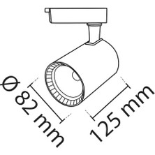 30 Watt LED Ray Spot Paris 30W 2700LM 3200K Gün Işığı Renk (Beyaz)