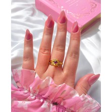 Sirius Jewelry Shop Vintage Mor Taşlı Yüzük| 316L Çelik