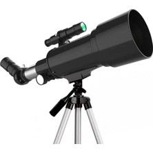 Dream Vega 400X70MM Açıklıklı Refrakter Teleskoplar (15X150X), Telefon Adaptörlü Reflex