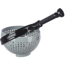 Ozcmax Hızlı Salata Kurutucu Süzgeç- Dönerli Süzgeç Dev Boy