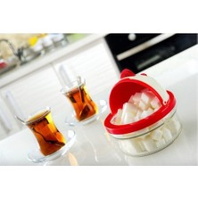 Ozcmax Ördek Figürlü Cam Şekerlik 420 ml