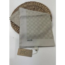 Aker Elegance Monogram Eşarp 1090500-933 Taş