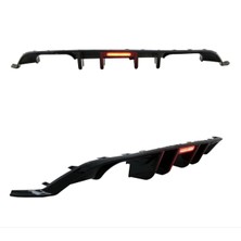 Vw golf 7.5 r arka tampon difüzörü ledli