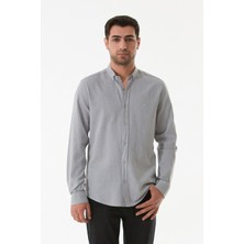 Basic Çizgili Düğmeli Gömlek