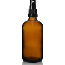 Zylan Ambalaj 100 ml Kahverengi Cam, Siyah Sprey Başlıklı Şişe, 12 Adet