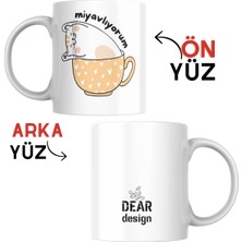 Kutup Kitap Kupa Bardak Ofis Için Kedi Tasarımlı Komik Yazılı Dear Tasarım Beyaz Kupa Bardak Kutup Kitap