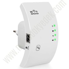 Lineon 300MBPS Wifi Repeater - Router Kablosuz Aktarıcı Siyah
