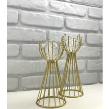 Eskitme Metal 2'li Set Olimpiyat Model Baloncuklu Kristal Cam Toplu Aksesuar Dekoratif Biblo Obje