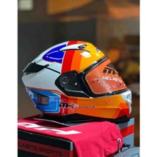 Mh Helmets  Challanger Profesyonel Fullface Kapalı Motosiklet Kaskı Güneş Gözlüklü