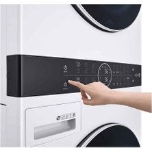 Lg Washtower™ 12 kg Yıkama 10 kg Kurutma I Ortak Panelli Çamaşır ve Kurutma Makinesi I Beyaz Renk