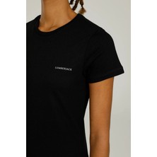Lumberjack Wb C Neck 11CT122 5fx Kadın Siyah Tişört 101931627