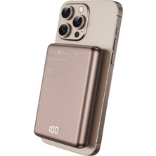 Totu PB-1008 10000 mAh 20W Pd Qc 3.0 Magsafe Manyetik Kablosuz Hızlı Şarj Destekli Slim Powerbank