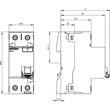 Siemens 2X25A 300MA Kaçak Akım Rölesi
