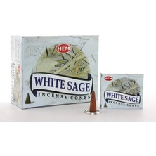 White Sage Aromalı Konik Tütsü