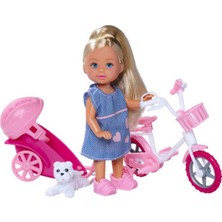 Toyfest Evi ve Römorklu Bisikleti ve Köpeği 12 cm