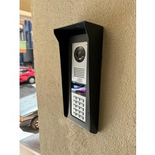 Acil Pano Diafon Paneli Yağmurdan Kardan Koruma Kapı Zili Muhafaza Kutusu Small 15X34x8 Antrasit