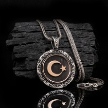 Takıhan 925 Ayar Gümüş Ayyıldız Model Kolye